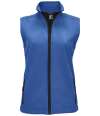 02888 Race BW Lds SOL'S Ladies Race Soft Shell Bodywarmer Royal Blue colour image